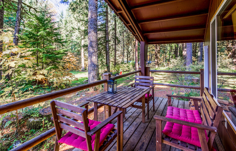 Koosah Cabin Porch