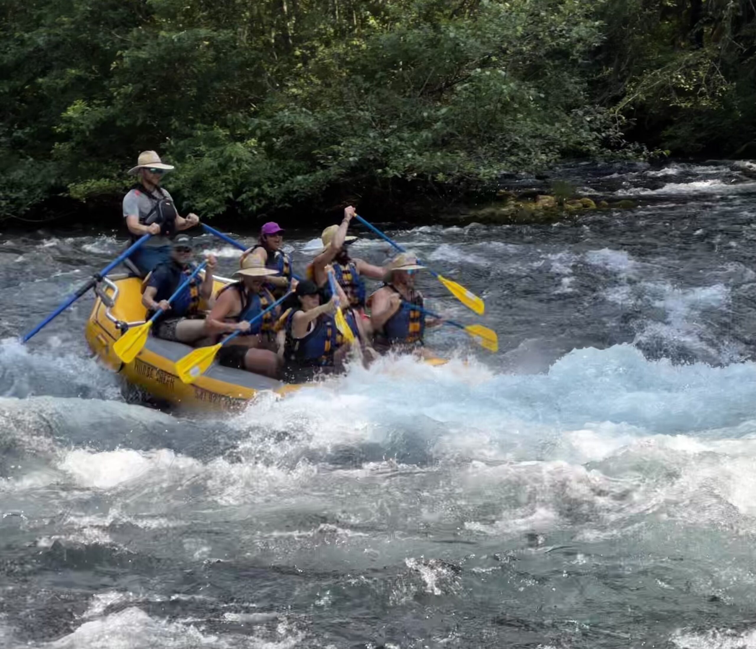 McKenzie River Rafting- perfect adventure for families and beginners!