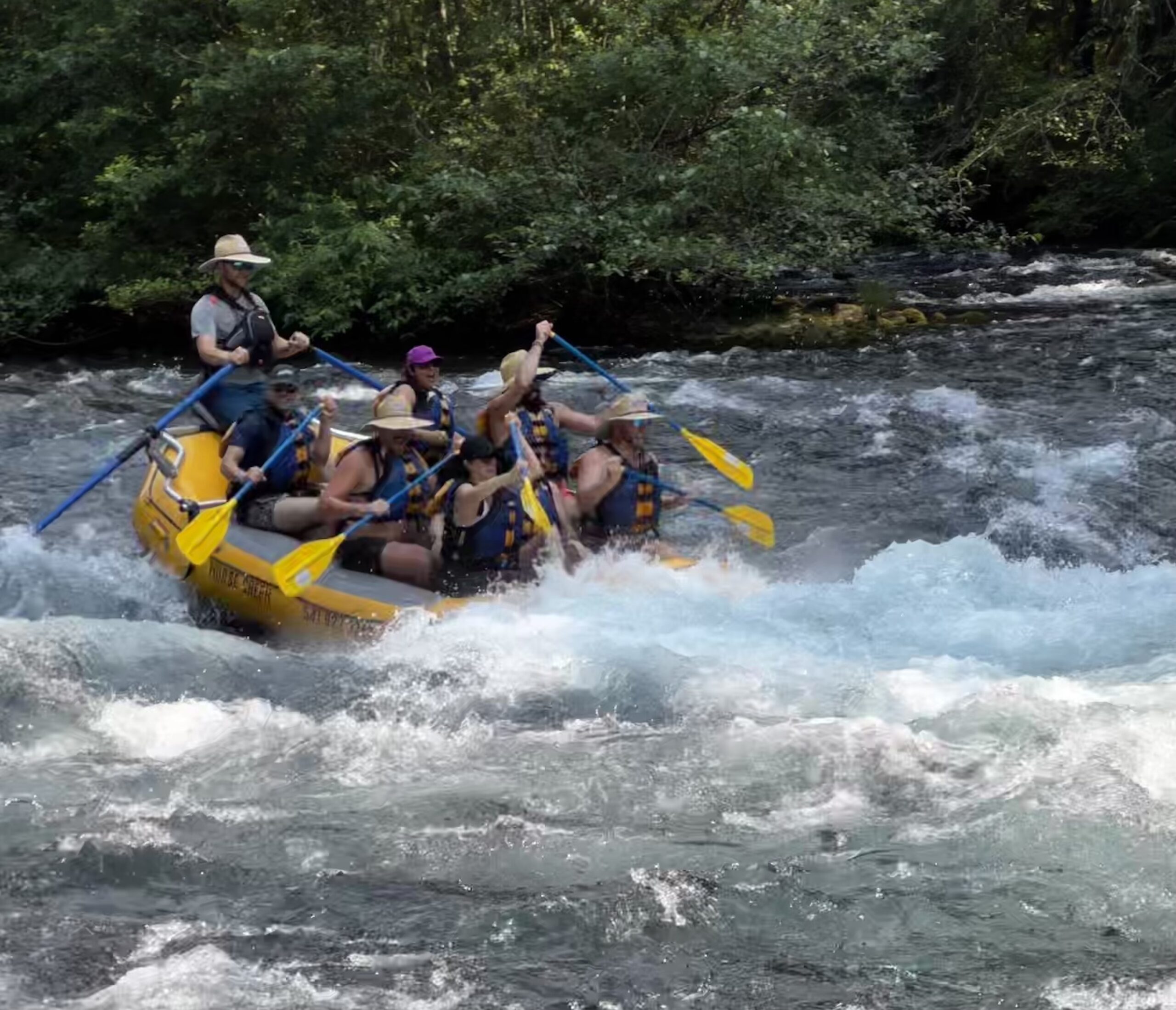 McKenzie River Rafting in Oregon perfect adventure for families and beginners!