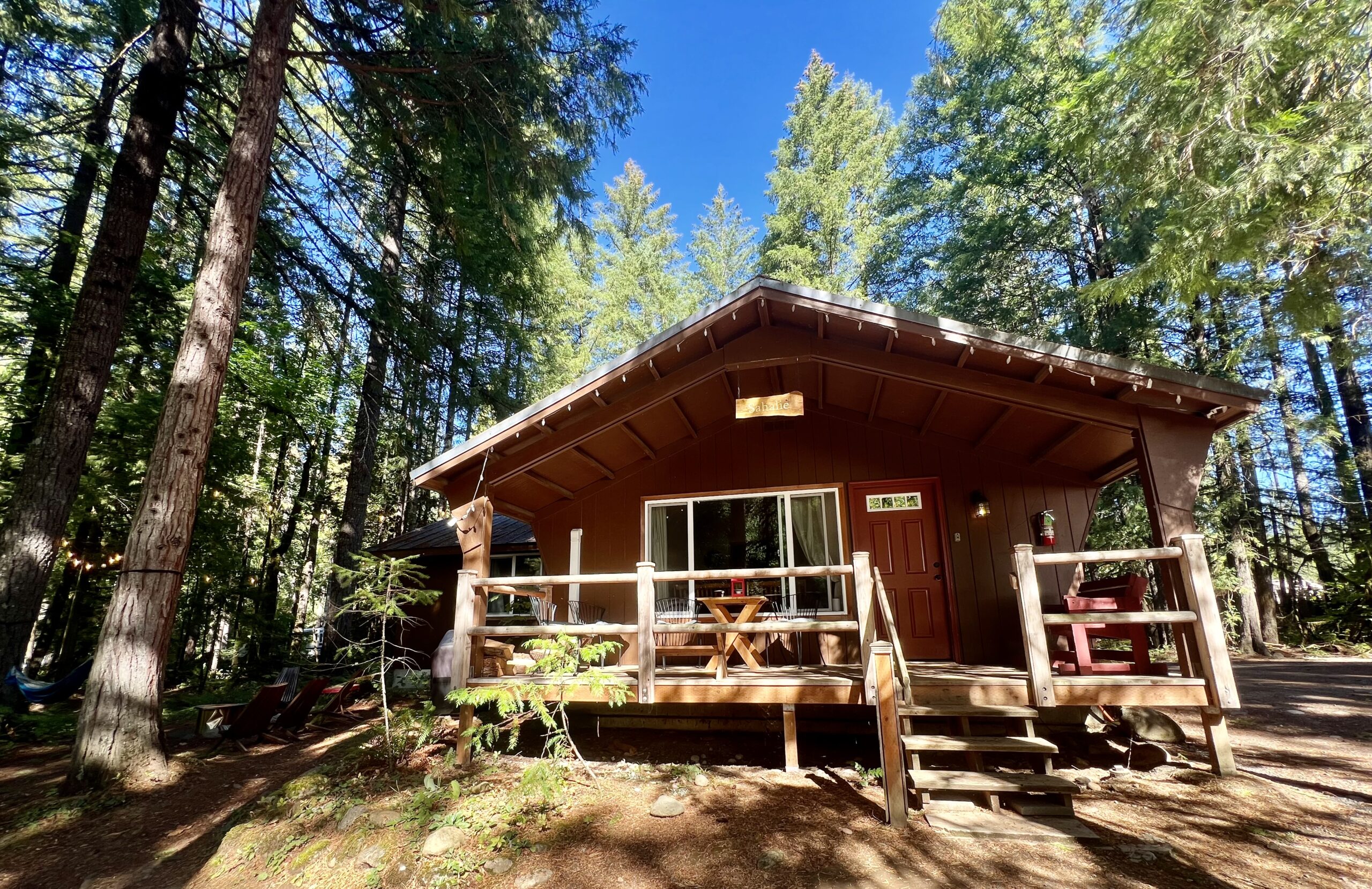 Sahalie Cabin in McKenzie Bridge Oregon